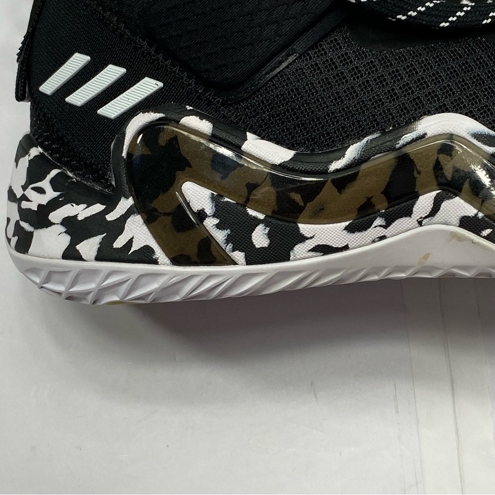 Adidas D.O.N. Issue 3 Black & White Basketball Sneakers H 67719 Men’s Size:8 - Picture 2 of 16
